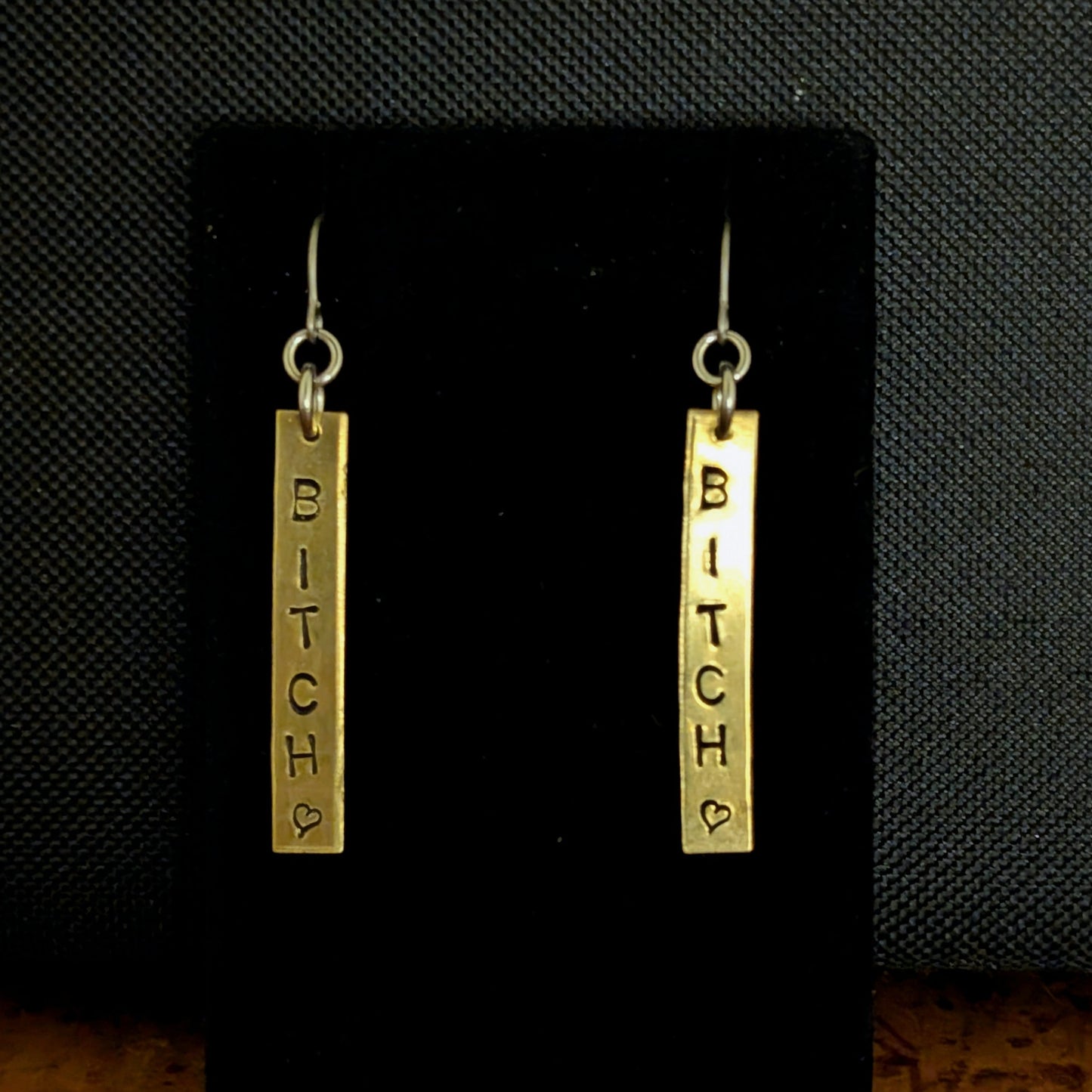 Bitch Brass EARRINGS by Sixth House Ego