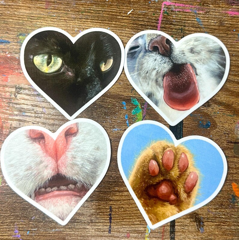 Heart Cats STICKER PACK