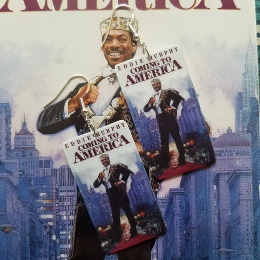 Coming To America VHS Cover EARRINGS
