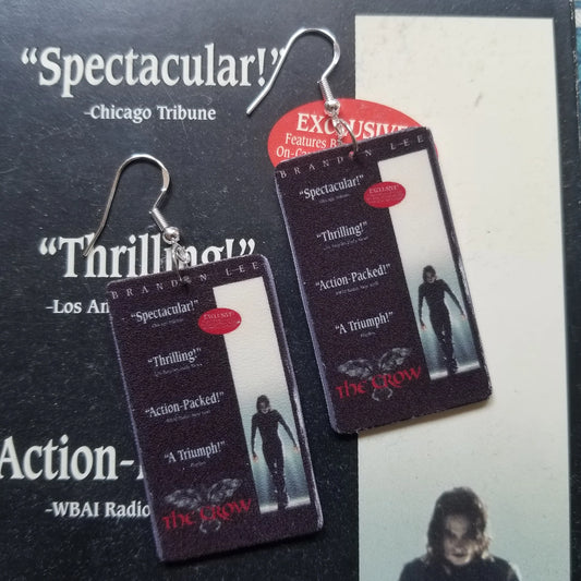 Crow VHS Cover EARRINGS