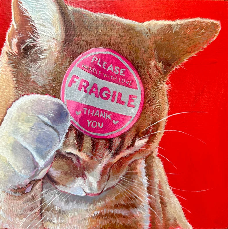 Fragile Cat PRINT