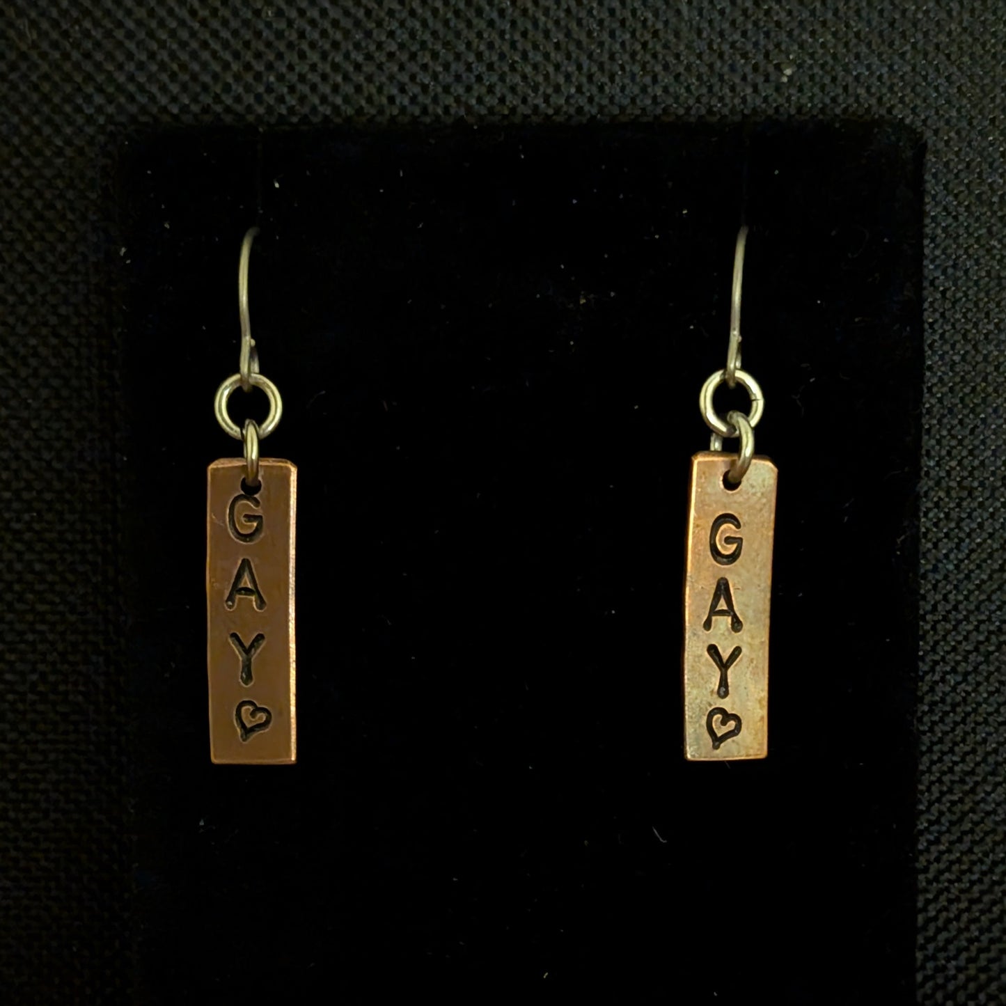 Gay <3 Copper EARRINGS by Sixth House Ego