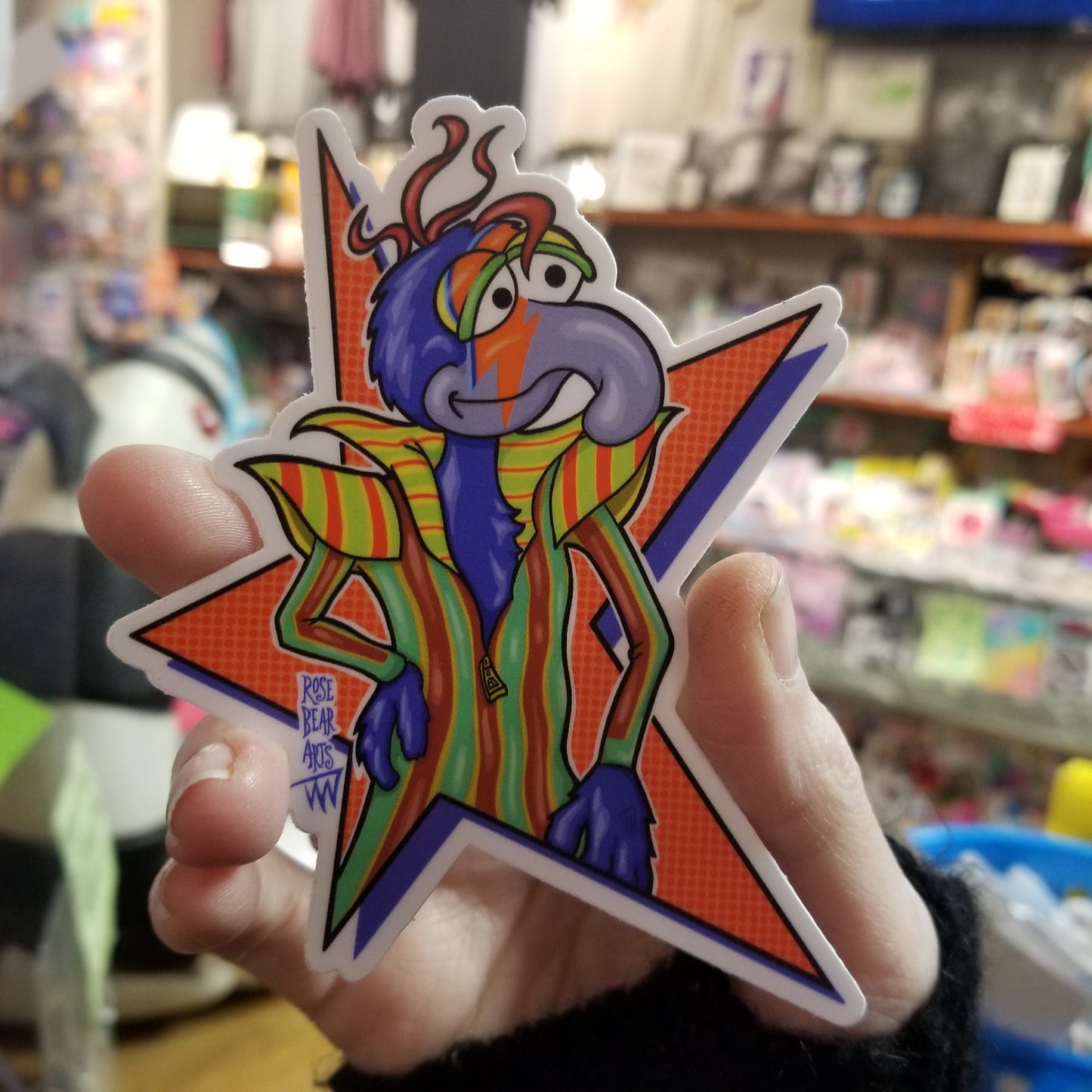 Ziggy the Weirdo STICKER