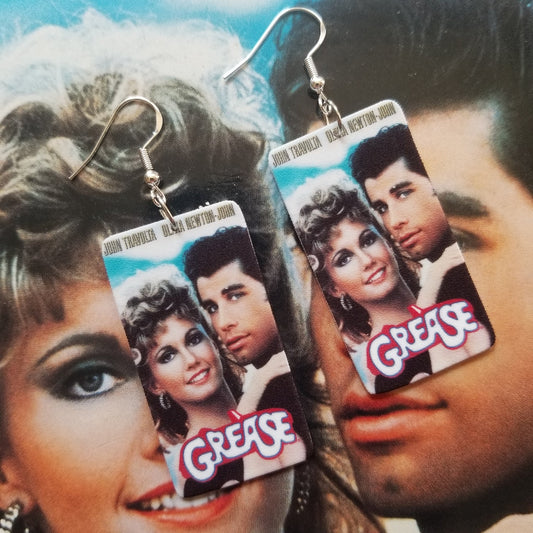 Grease VHS Cover EARRINGS