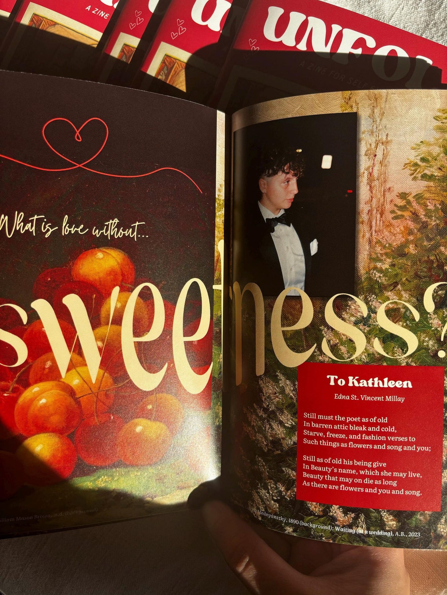 Unfold Issue No 01: Love Zine | Poetry, Art, Illustration, Photography Collaborative DIY Magazine | Inspo Book for Writers, Poets, Artists