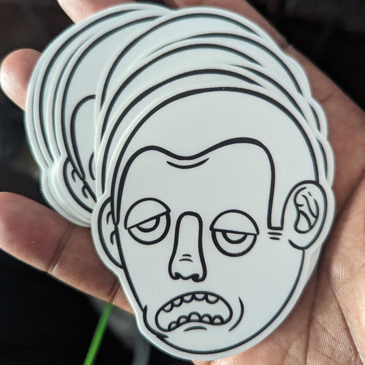 One Dumb Face STiCKER by One Dumb Shop