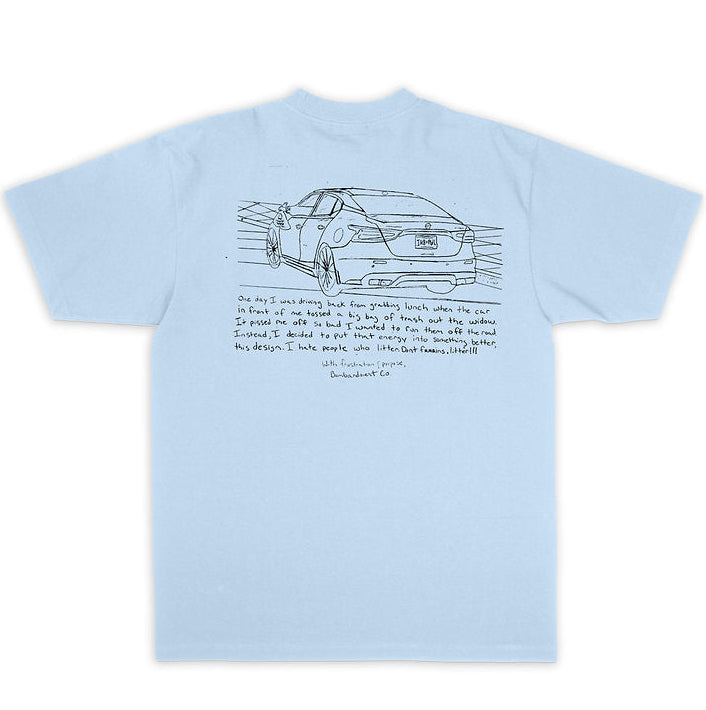 I Hate People Who Litter Car T-SHiRT by Bombardment