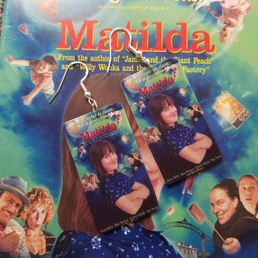 Matilda VHS Cover EARRINGS