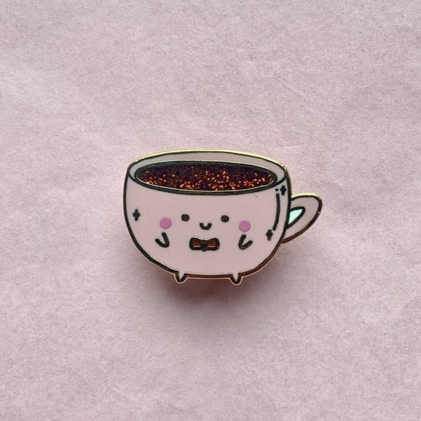 Kawaii Coffee Tea Cup ENAMEL PiN