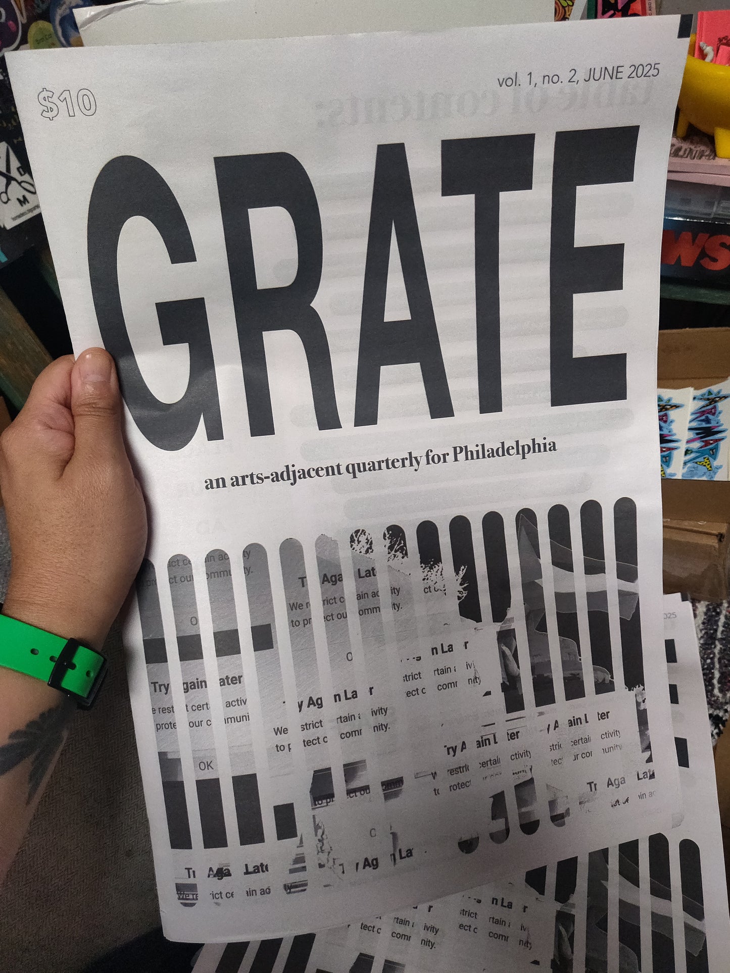 GRATE Magazine An Arts Adjacent Quarterly Vol. 01 No. 02 June 2025