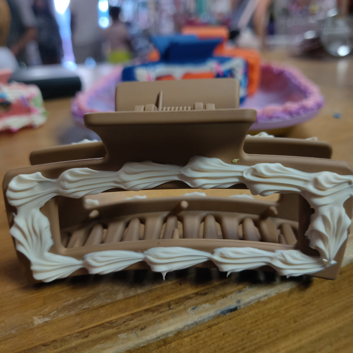 Iced Fake Cake HAIR CLIP