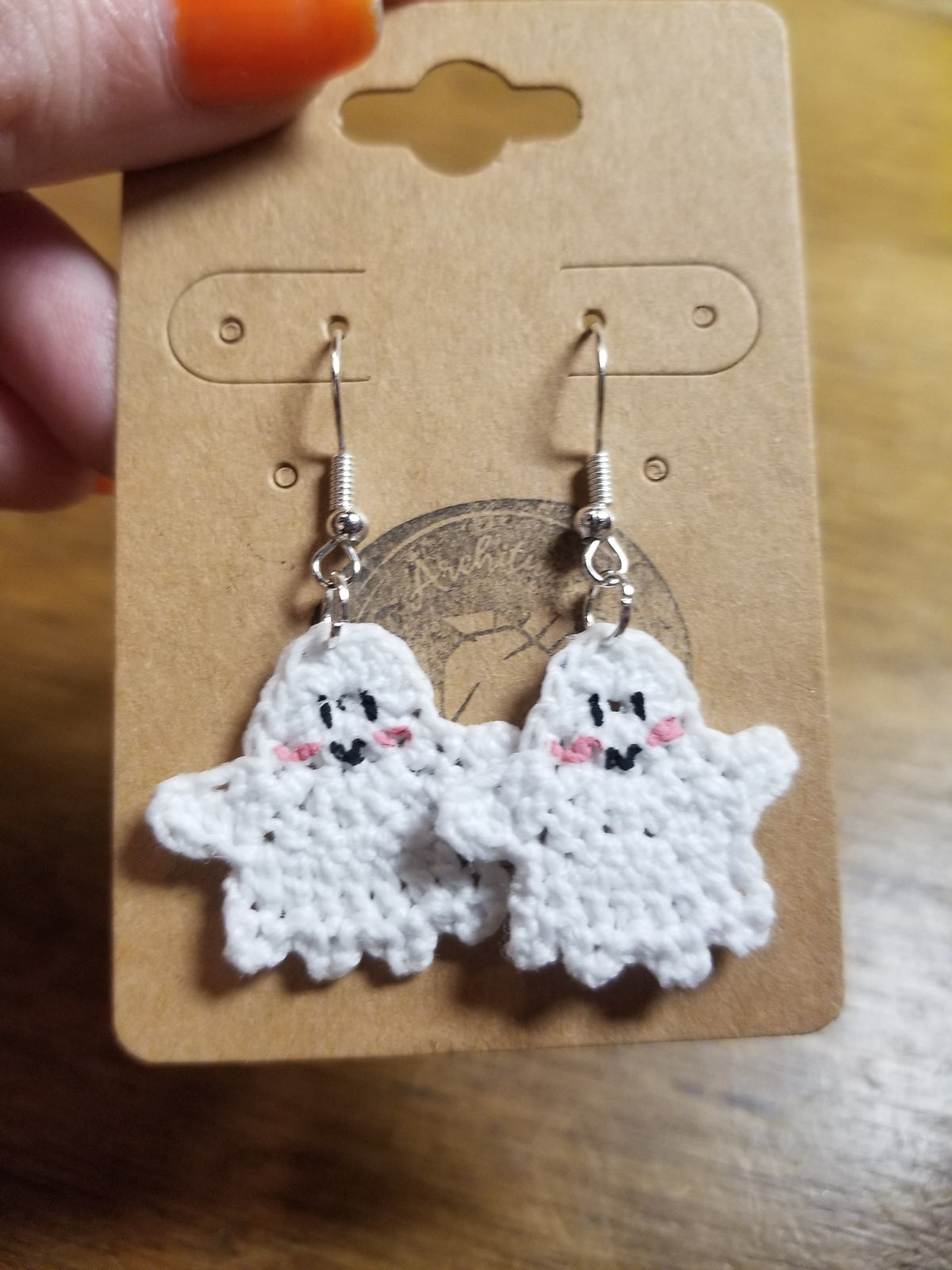 Crochet Ghost EARRiNGS