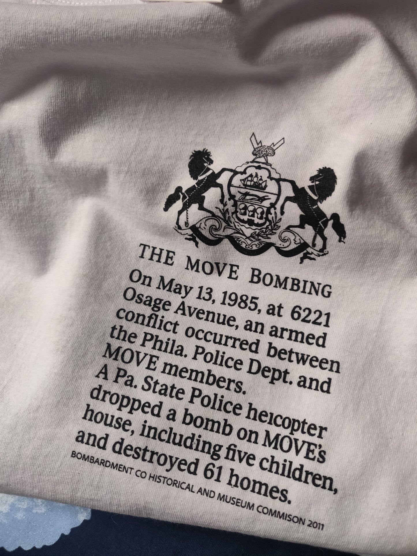 No One Deserves To Be Bombed MOVE T-SHiRT by Bombardment