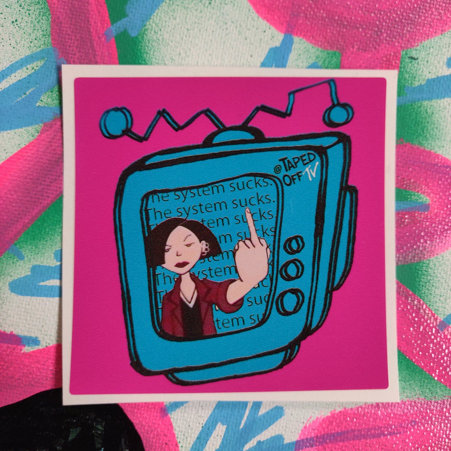 Jane The System Sucks STiCKER