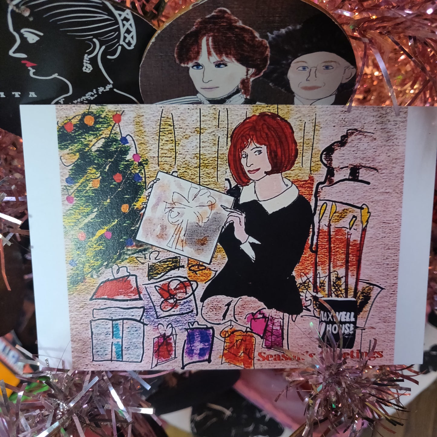 Season's Greetings from Babs POSTCARD