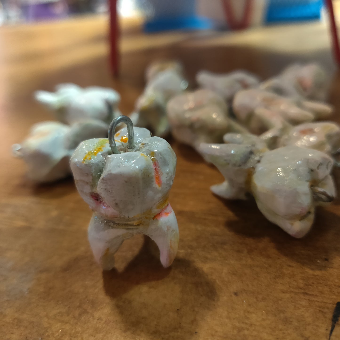 Handmade TOOTH PiNS & Pendants by Giles Crawford