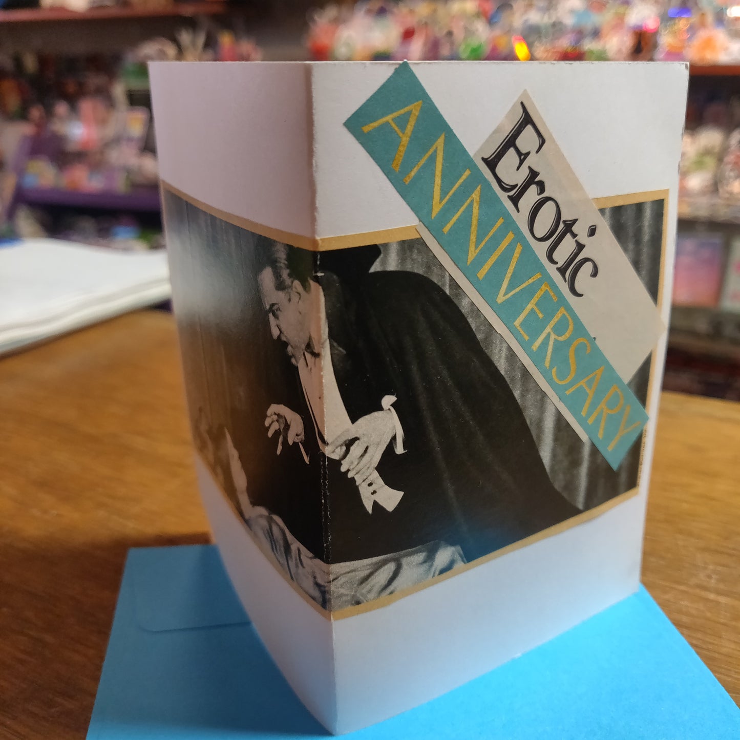 Erotic Anniversary Collage GREETING CARD