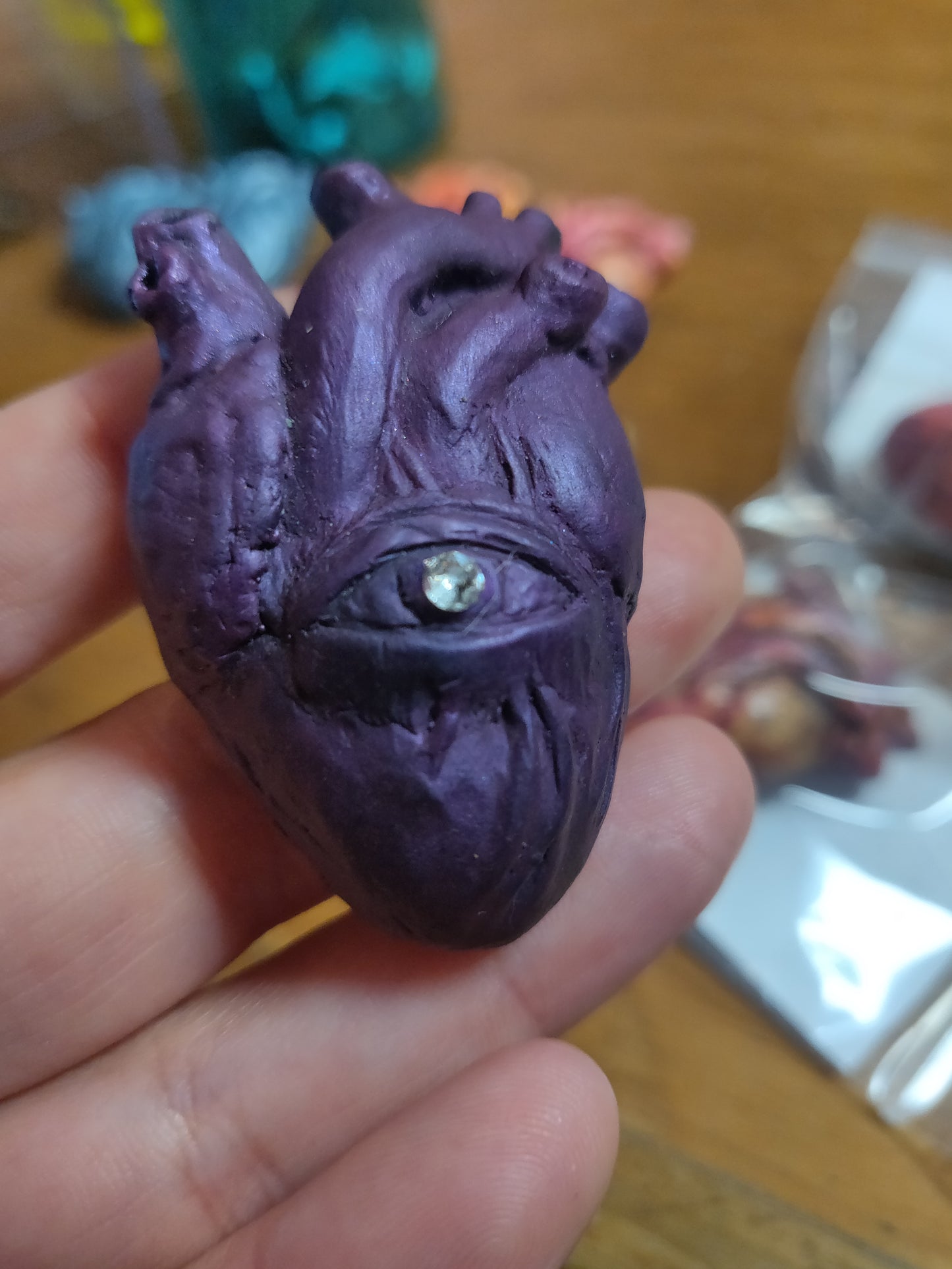 Anatomical Heart Hand-sculpted PiNS / BROOCH