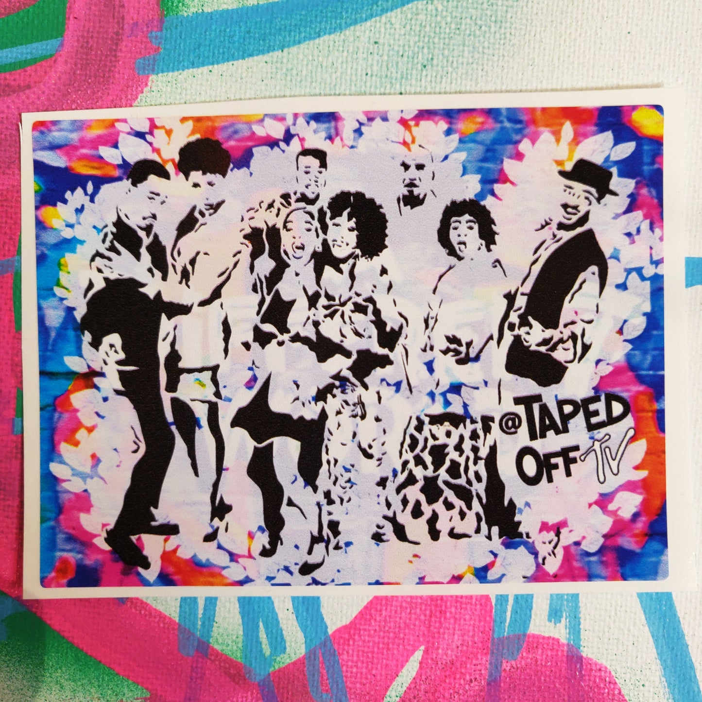 Different World Stencil STiCKER