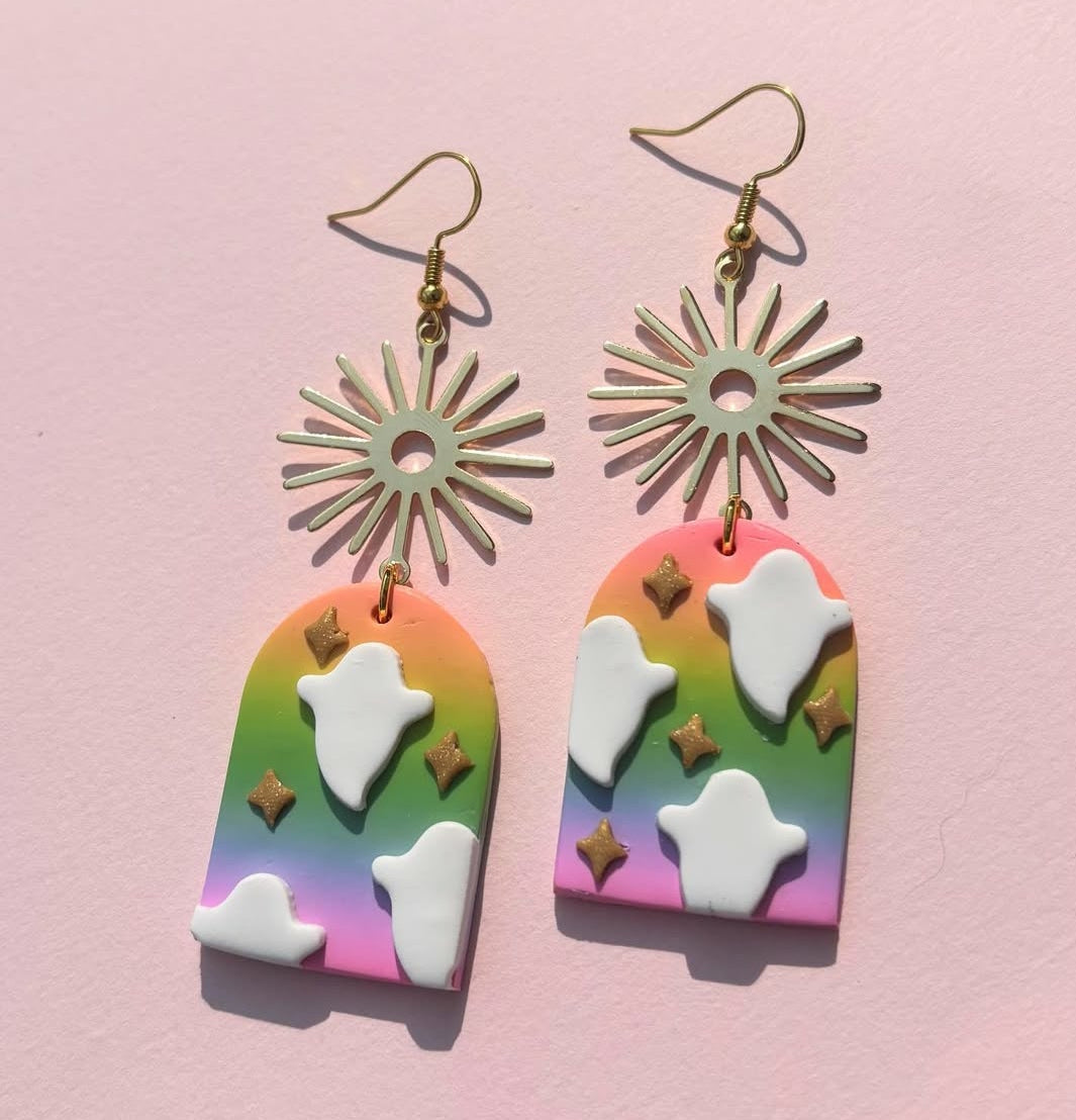 Ghosts in a Window EARRiNGS by Gay Clay