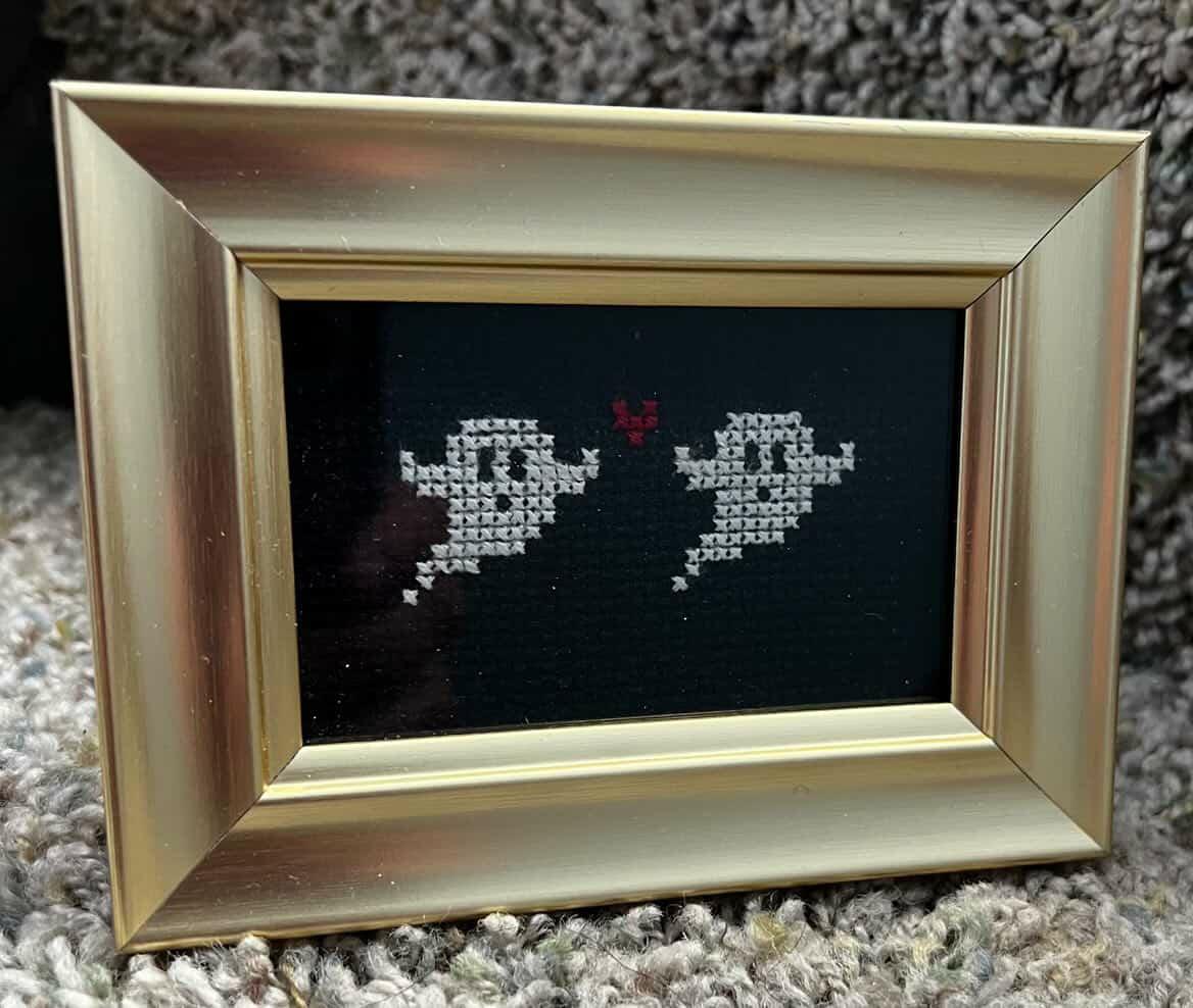 Boos Framed Cross-Stitch