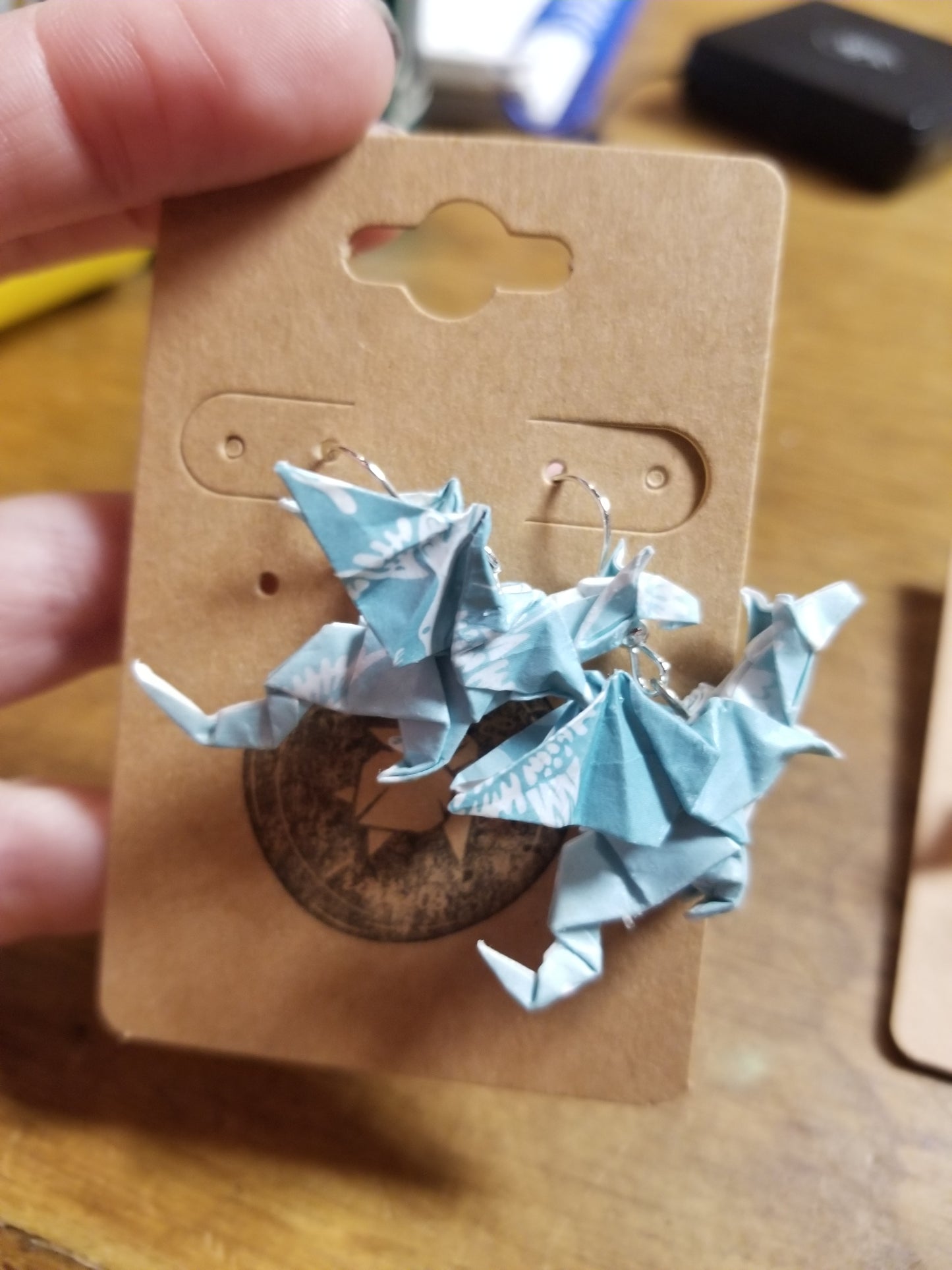 Origami Dragon EARRiNGS