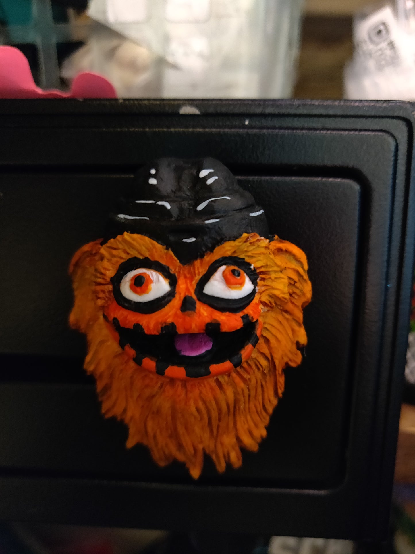 Grit-O-Lantern Hand-painted Sculpted MAGNET