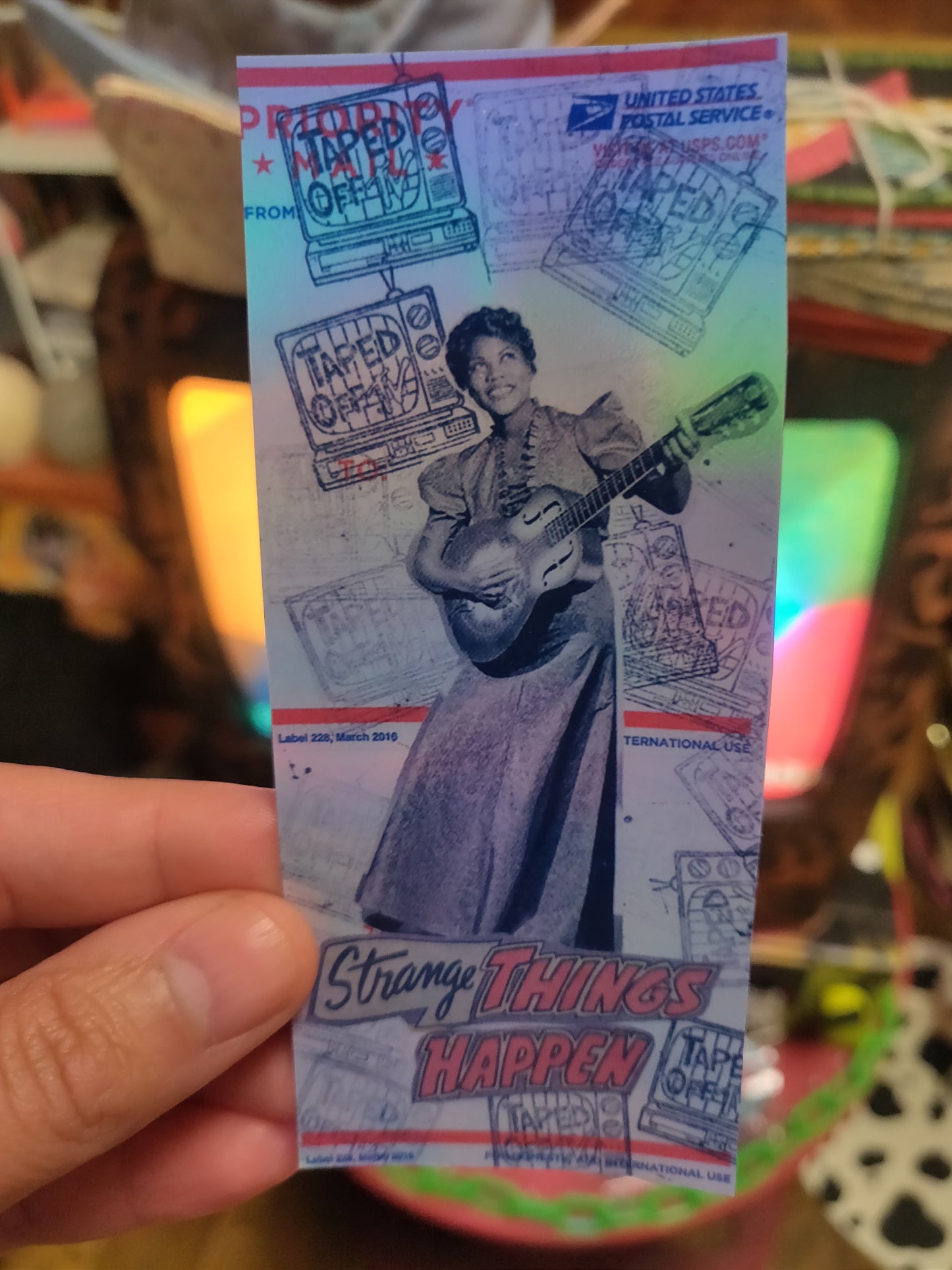 Strange Things Happen STiCKER Sister Rosetta Tharpe Collage
