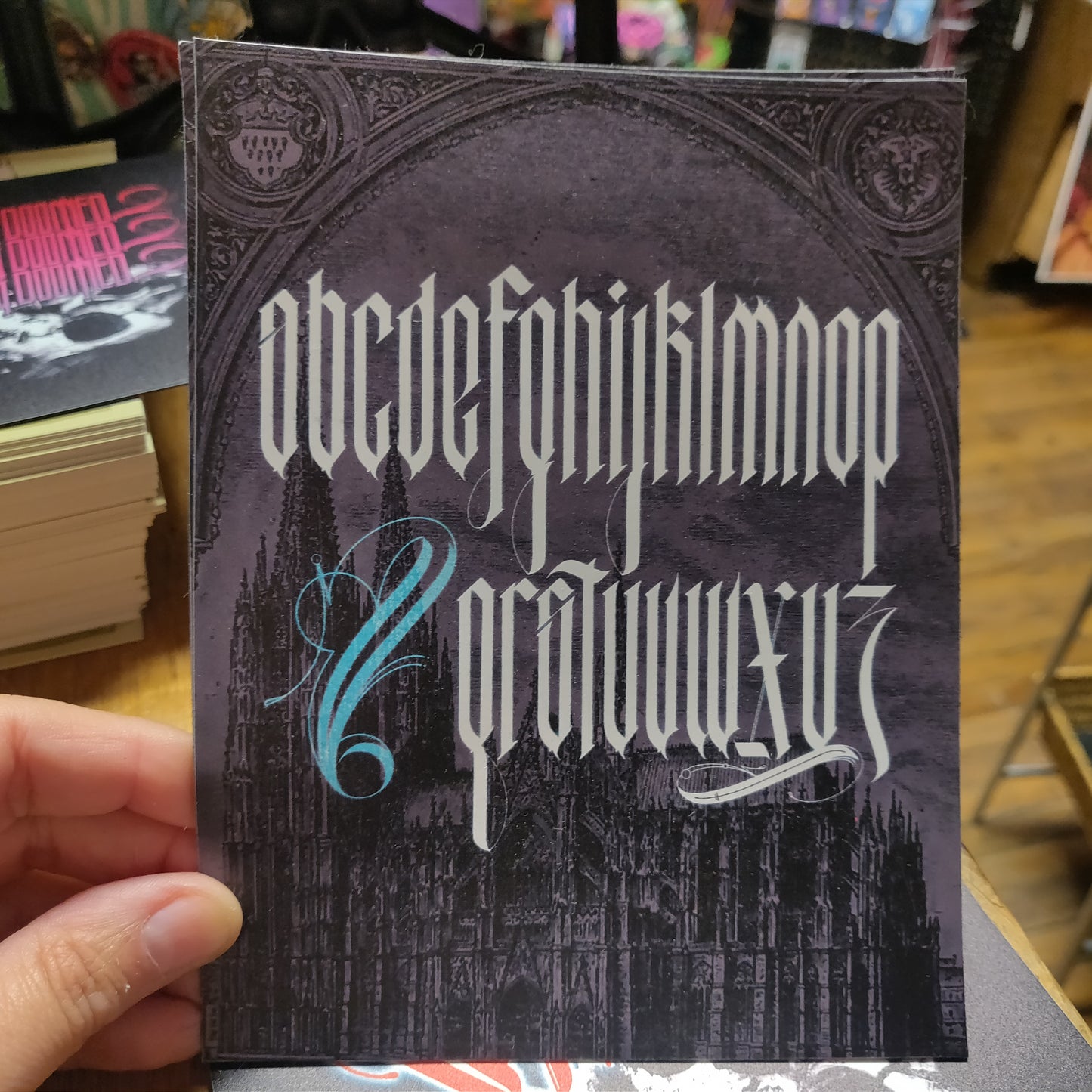 Alphabet Calligraphy XL MAGNET by Death and Taxes