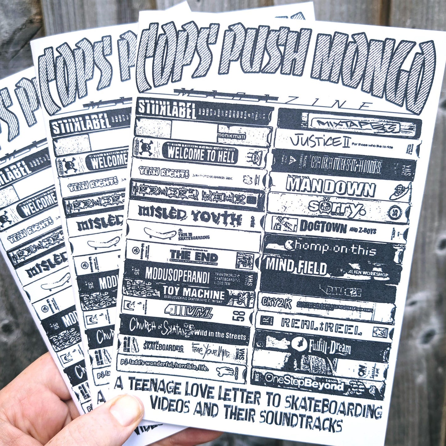 Cops Push Mongo ZiNE ~ Gaza Skate Team Donation
