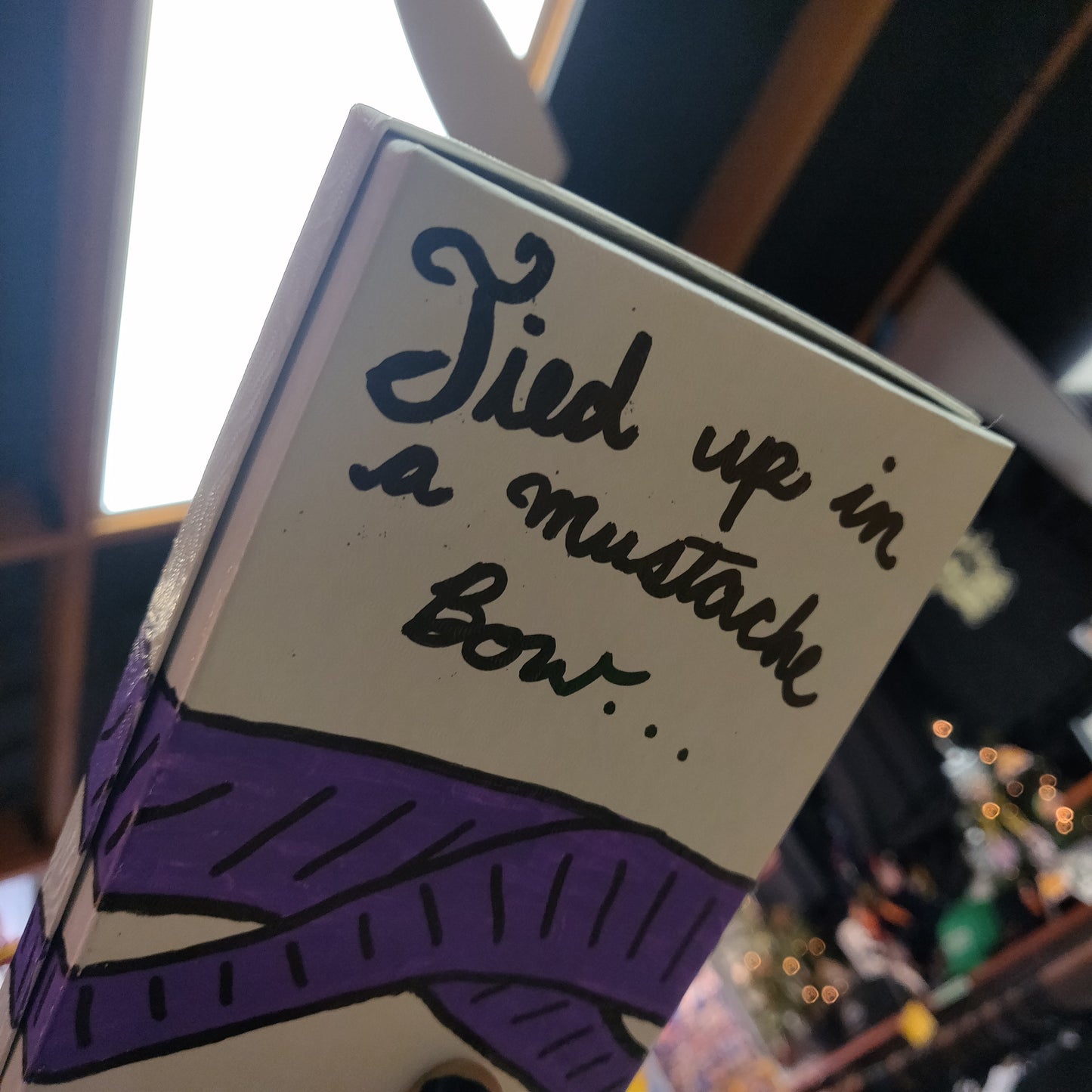 Mustache Art Box by Praise Dobler