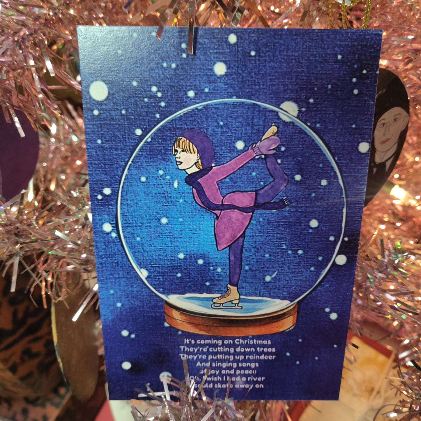 River Snowglobe POSTCARD