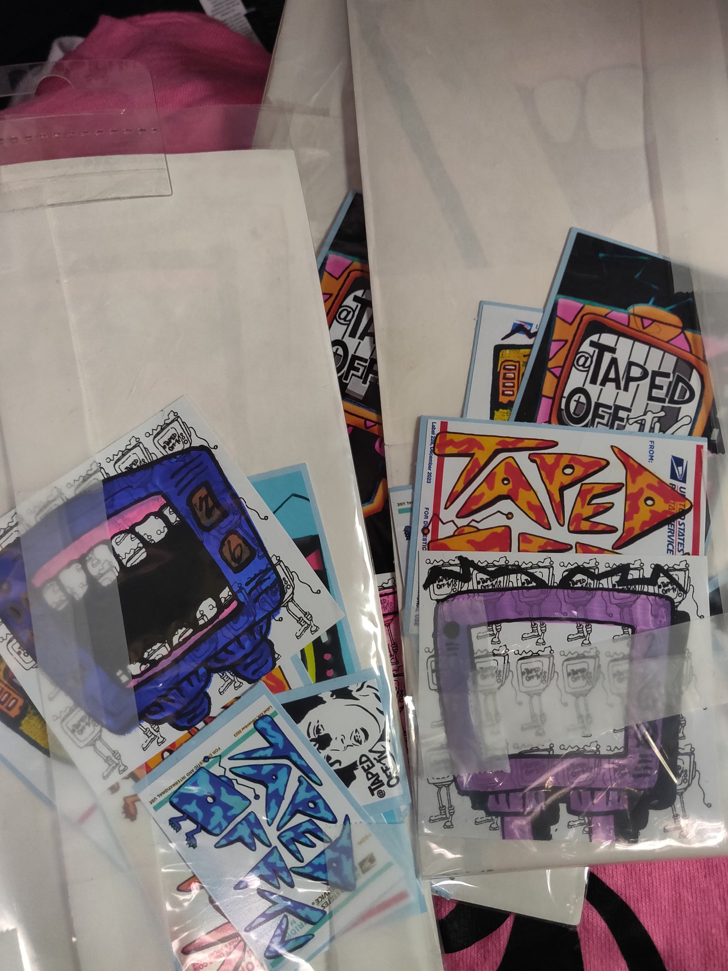 TV Monster Snack Sack Double 228 STiCKER PACK by @TapedOffTV