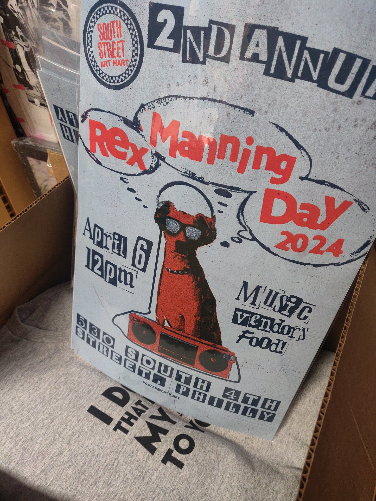 Rex Manning Day Block Party POSTER by crtv