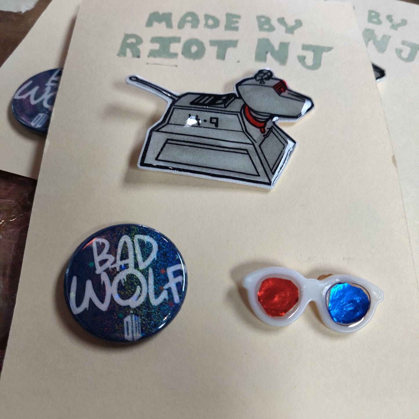 Riot NJ 3-piece Bad Wolf K-9 PiN PACK