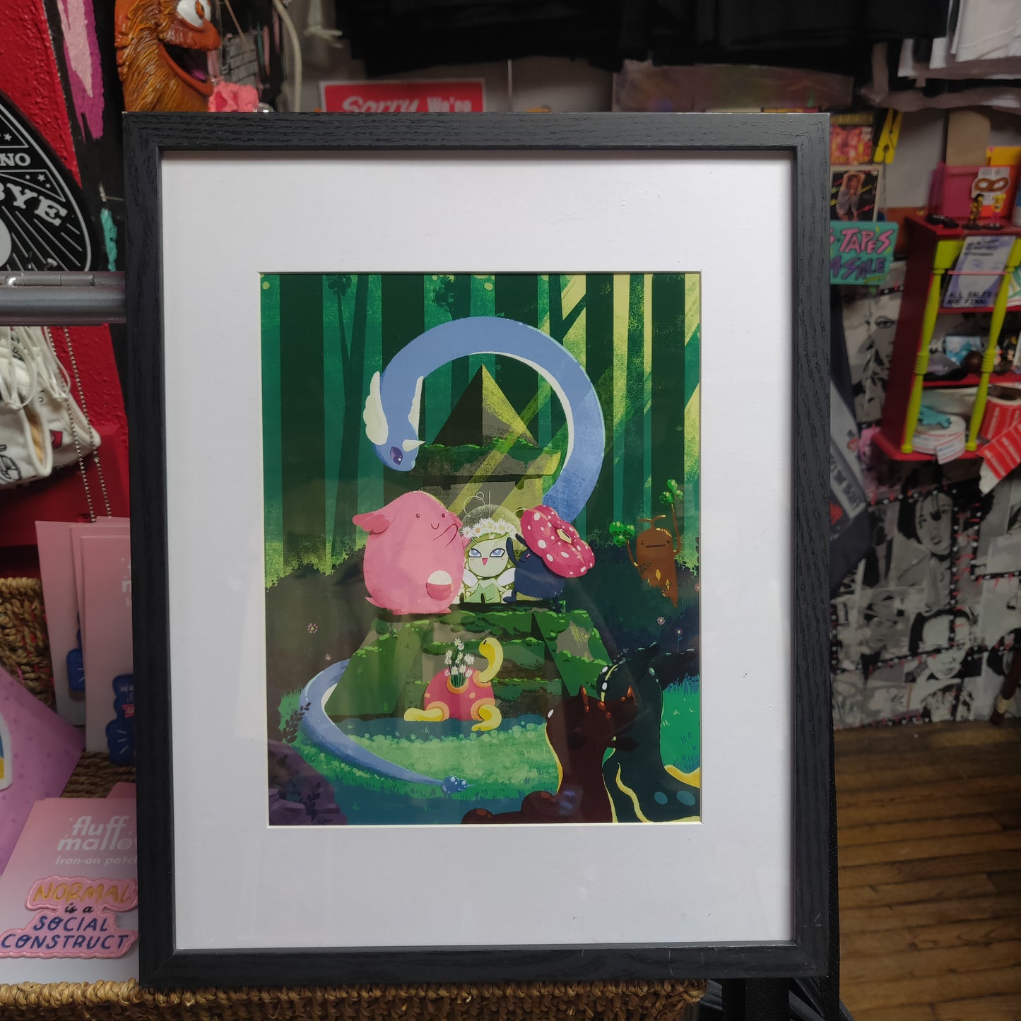 Woodsy Gamers Day FRAMED PRiNT