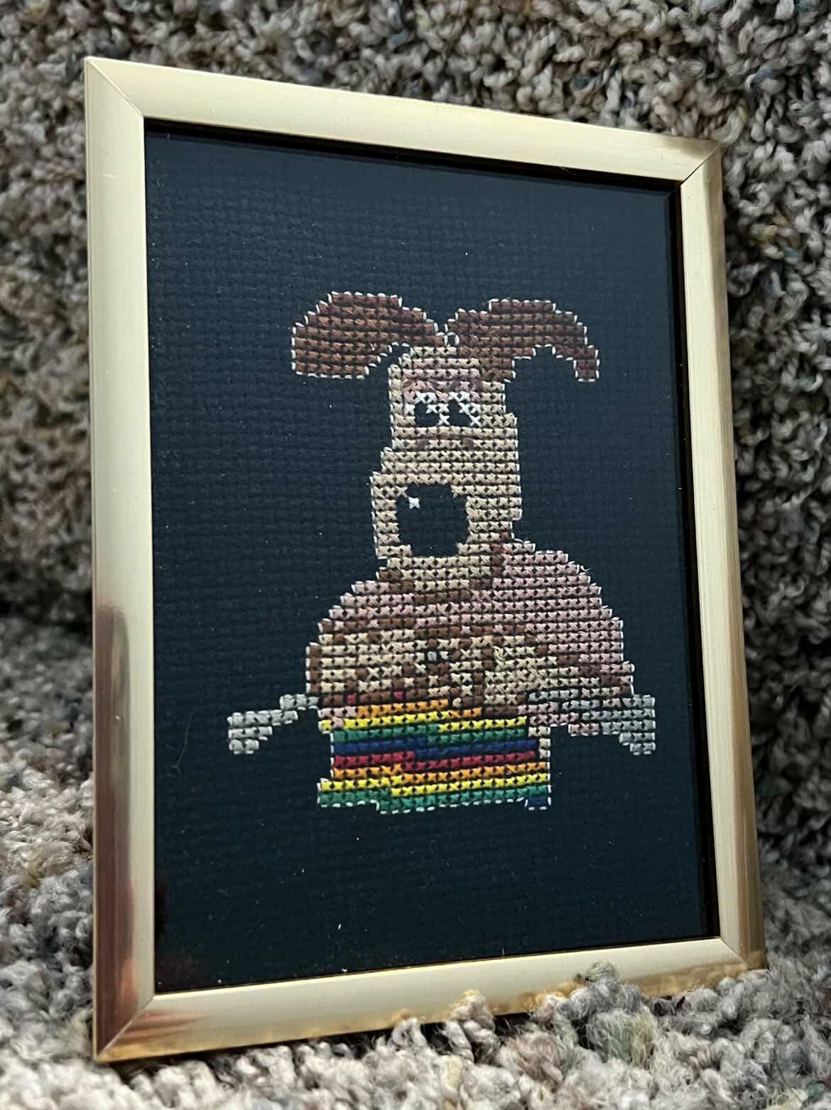 Knitting Framed Cross-Stitch