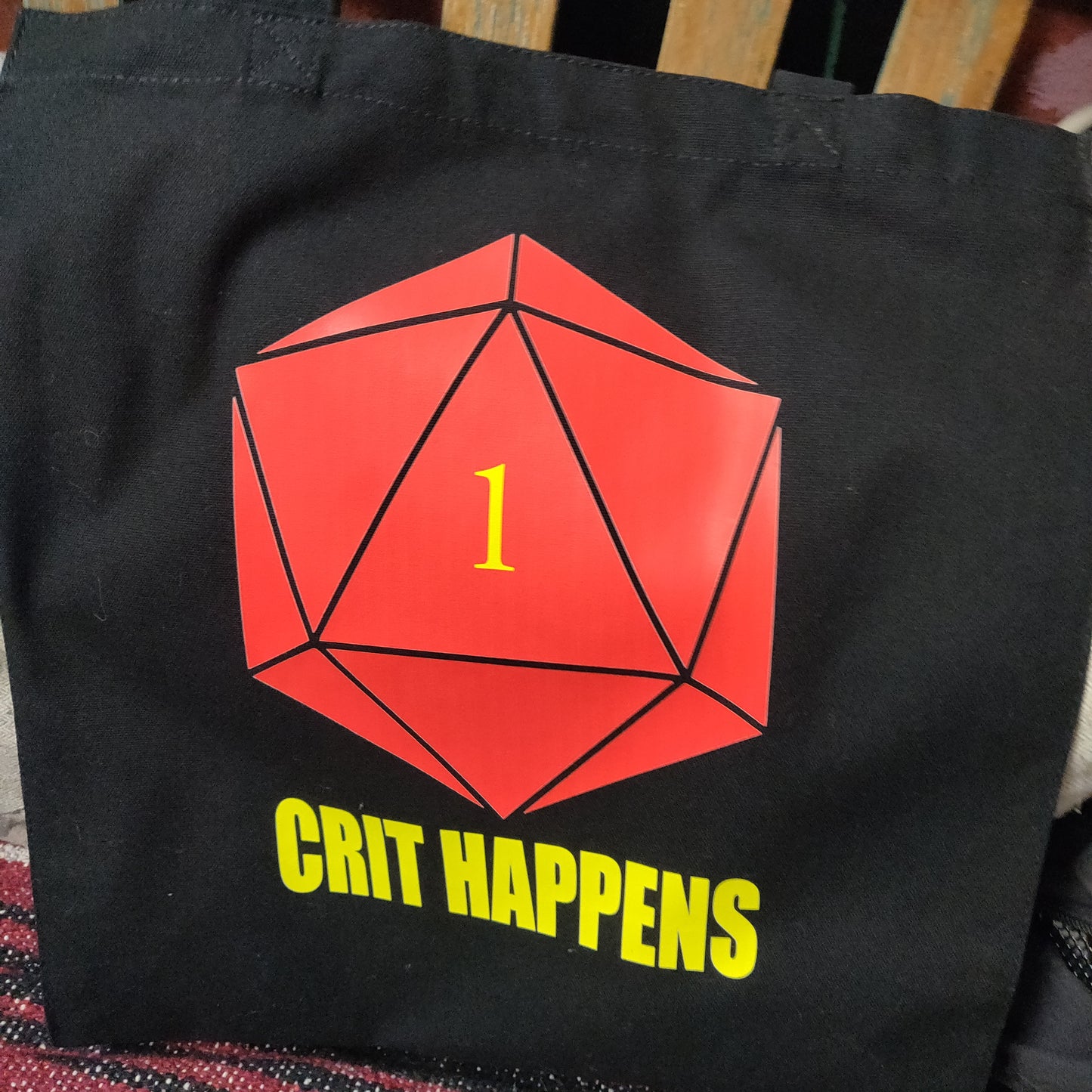 Crit Happens TOTE BAG