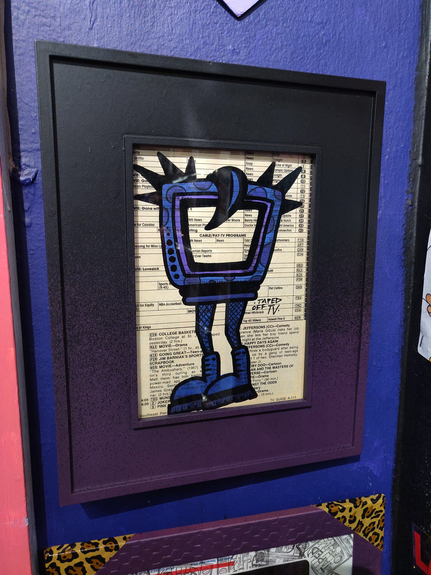 Lovesick Framed TV Guide Monster @TapedOffTV