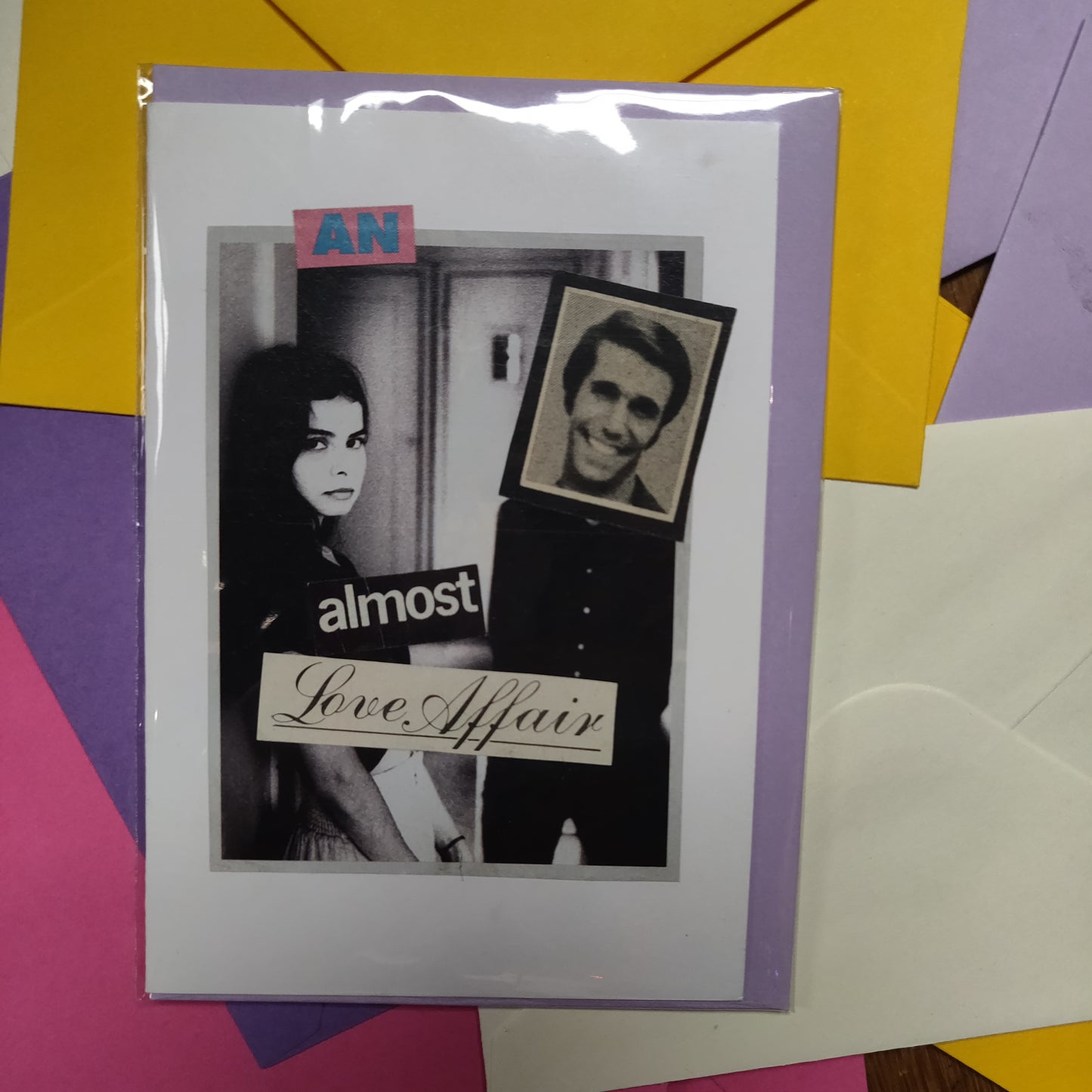 An Almost Love Affair Collage Blank GREETiNG CARD