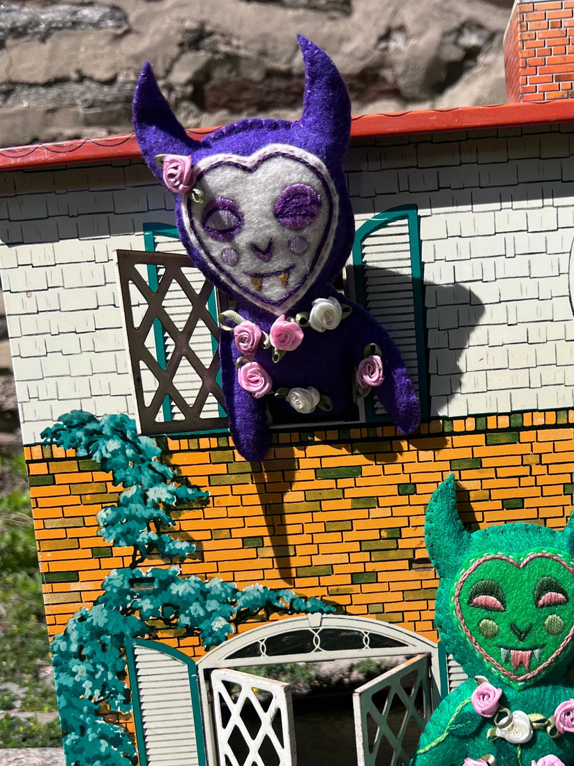 Purple Flower Boi Springtime Doomy Doll by Sea Of Doom