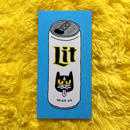 Tall Boy 4x8" PAiNTiNG by the666cat