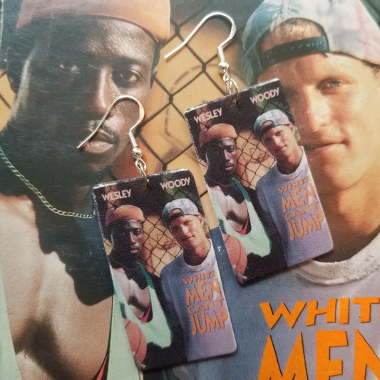 White Men Can't Jump VHS Cover EARRINGS