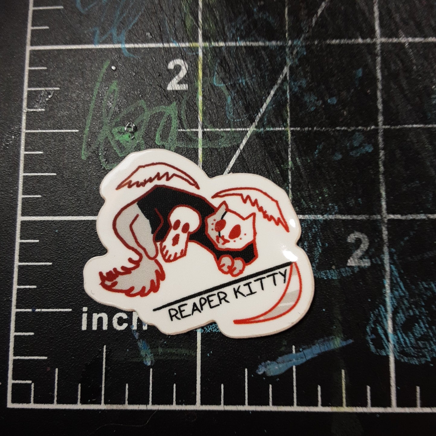 Reaper Kitty The Poet Jean STICKER