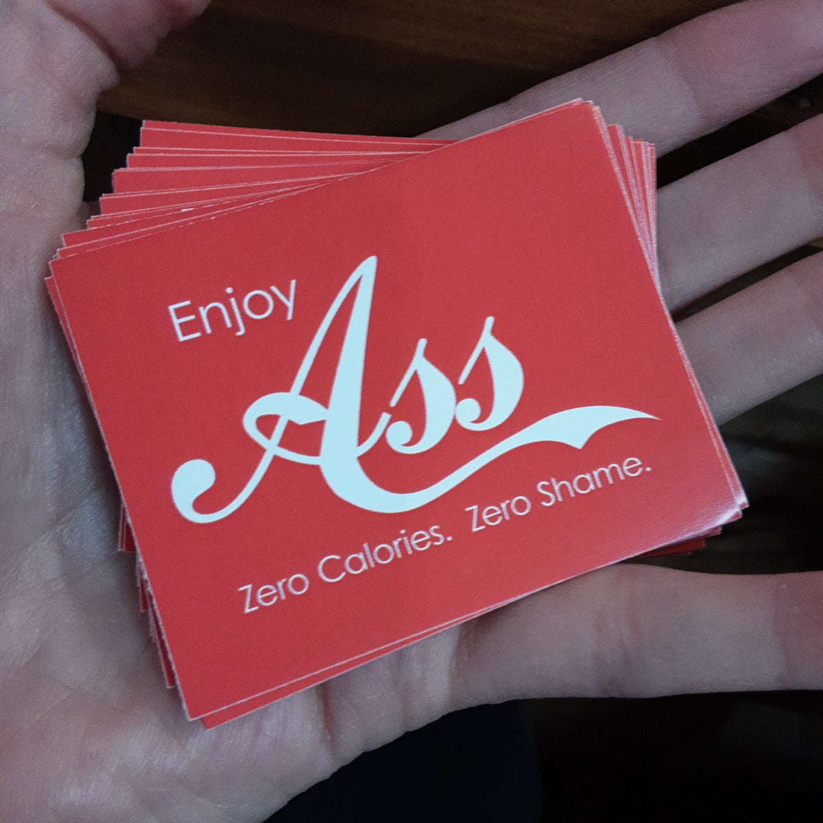 Enjoy Ass (parody) STICKER