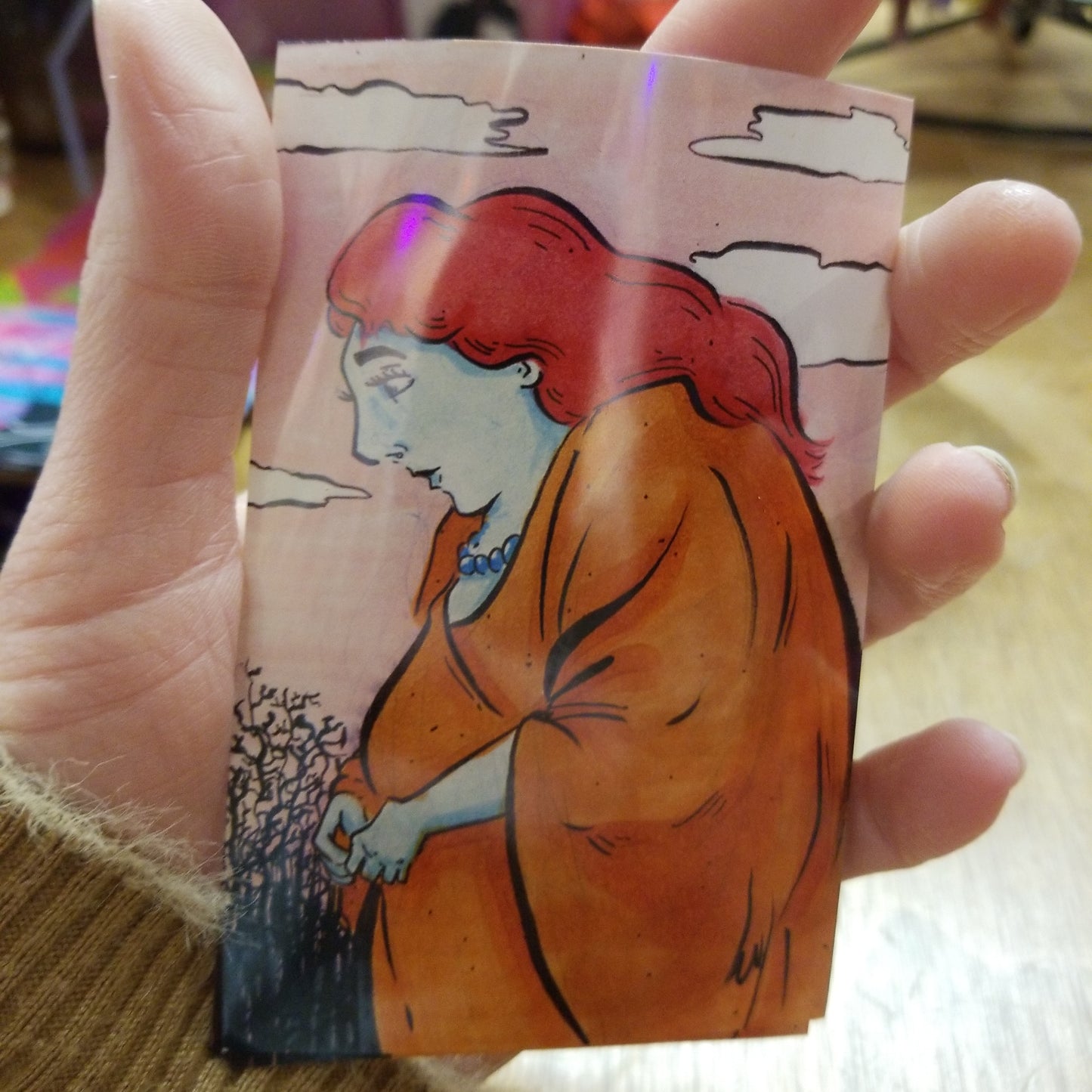 Red Head STICKER