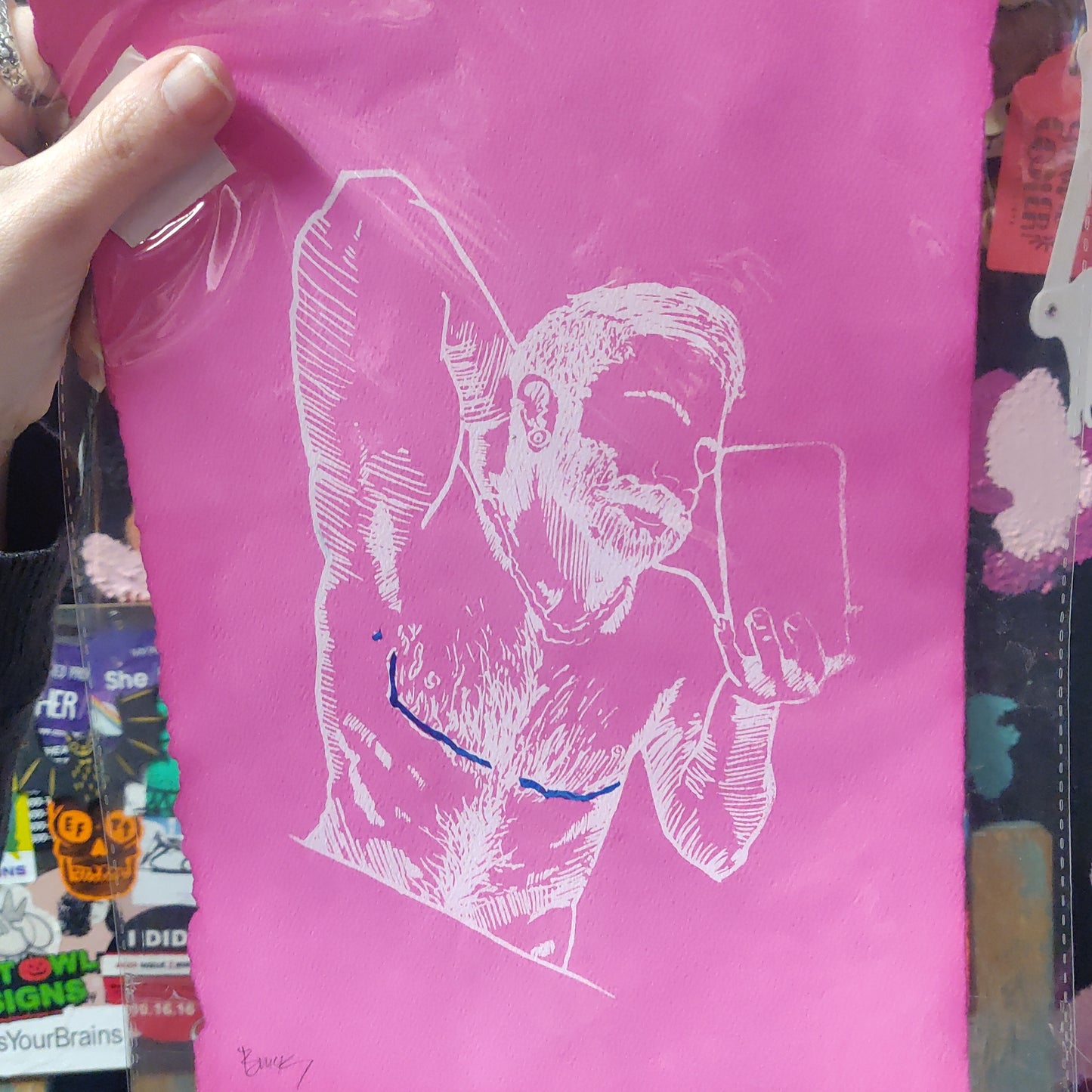 Selfie Scars Orignal Screen PRINTS Bryan McKinney