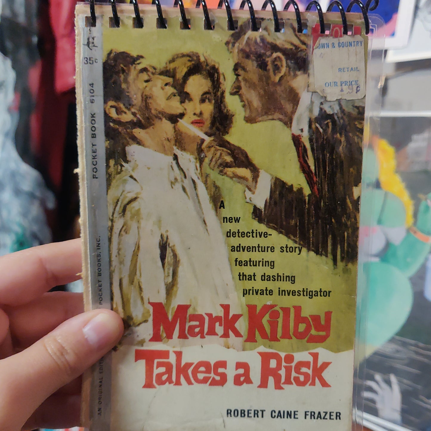 Upcycled Vintage Thriller Book Sketchbooks / NOTEBOOKs