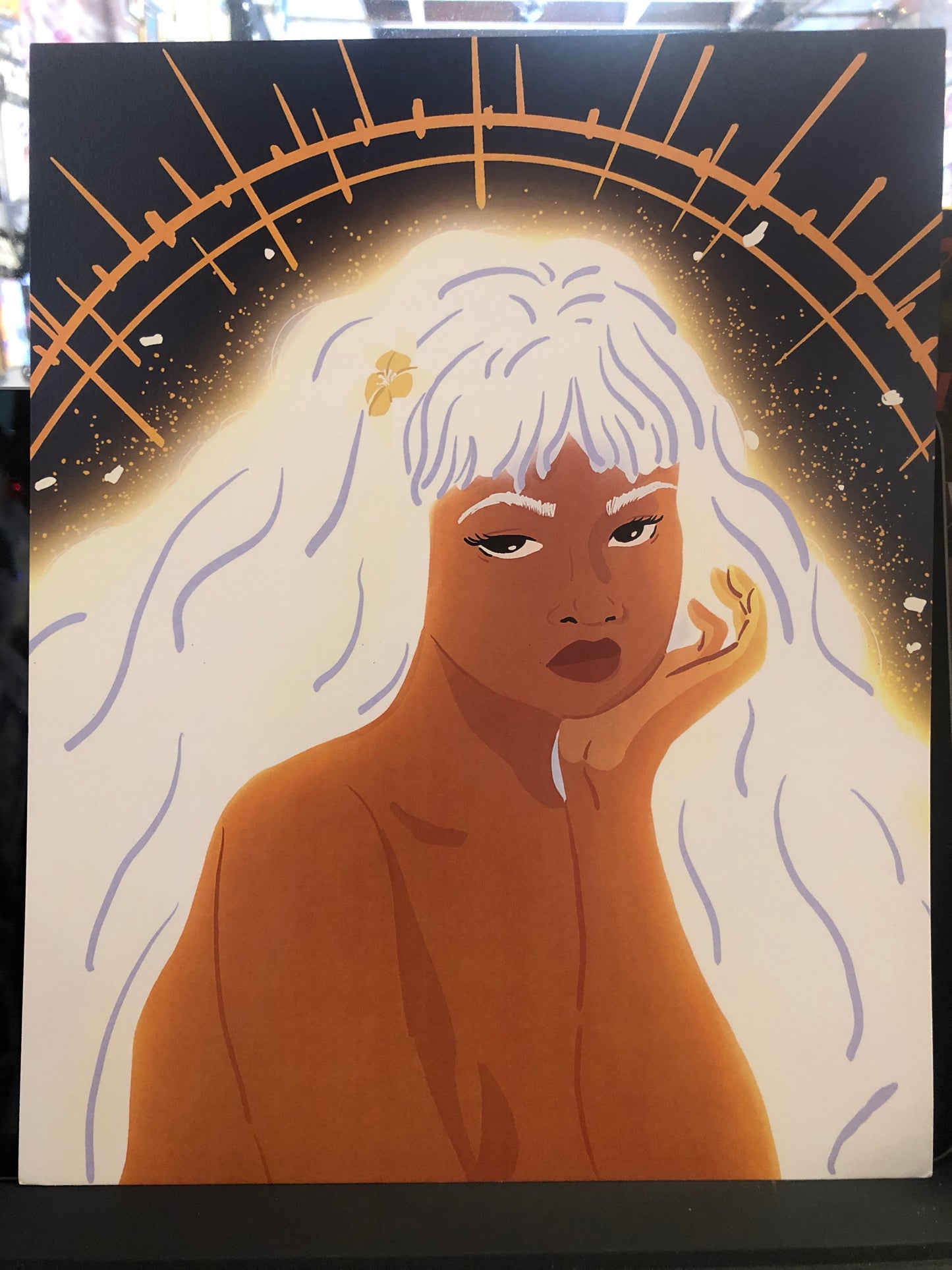 Leo Zodiac PRINT by JazMakes Studio