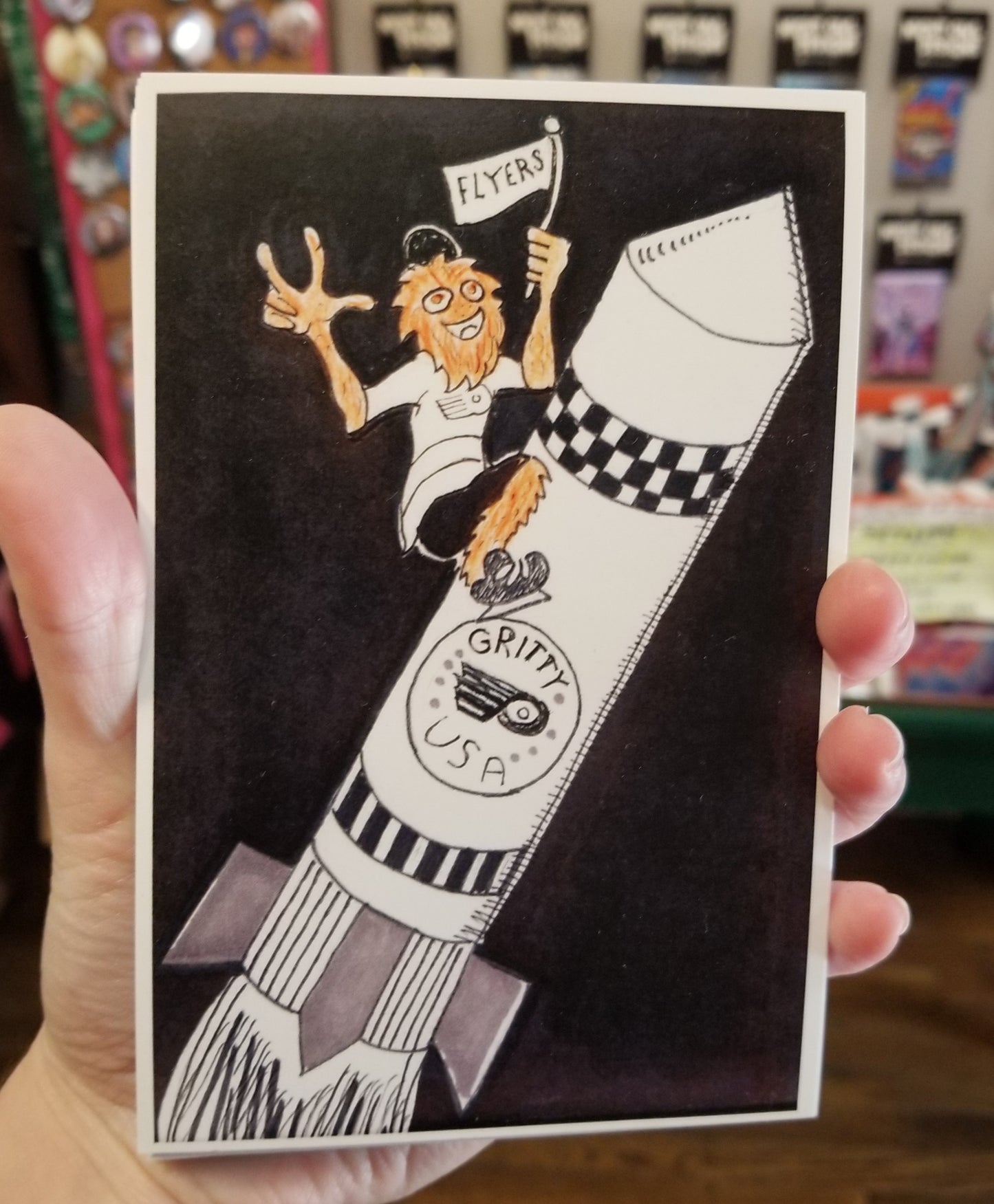 Grit USA POSTCARD